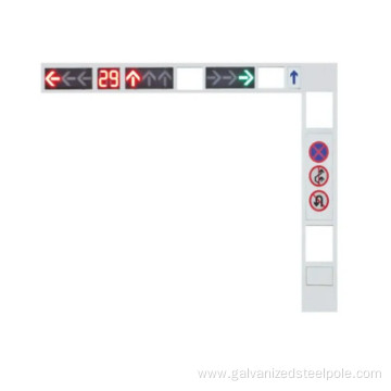 Square frame type traffic lighting pole